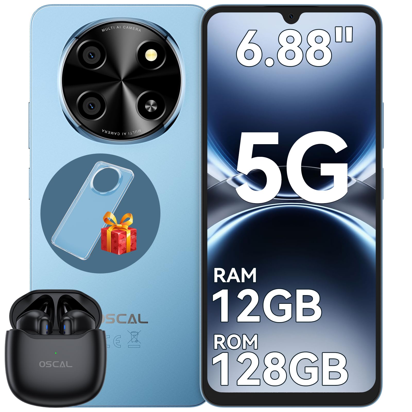 OSCAL TIGER 8 5G 6.88’Dual Sim Free 新品同様 OSCAL Handy Tiger 8, 6.88